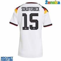 Njemačka Nico Schlotterbeck #15 Domaci Dres za Ženska SP 2026 Kratak Rukav